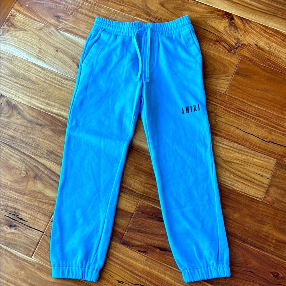 AMIRI Blue Sweatpants Jogger Style